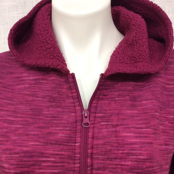 Faded Glory XL Raspberry Jacket With Hood - Picture 2 of 8